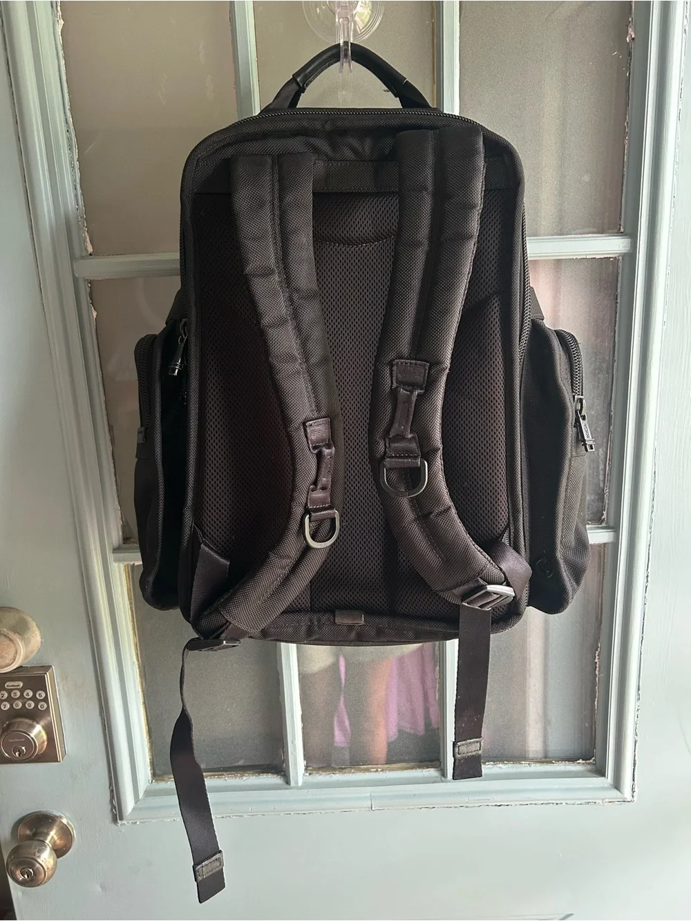 Tumi ALPHA Bravo 3 Brief Pack Backpack Laptop Safe Travel Office Men's Black